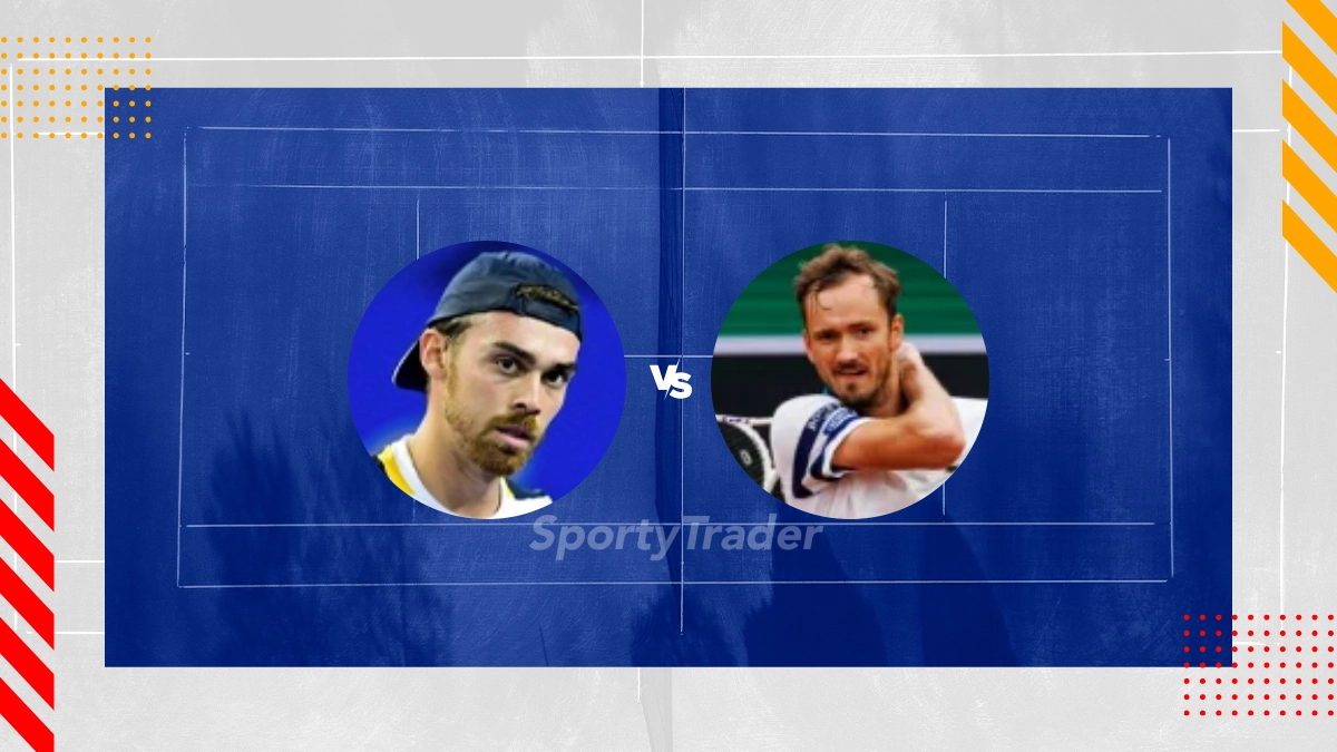 Pronostic Benjamin Bonzi vs Daniil Medvedev