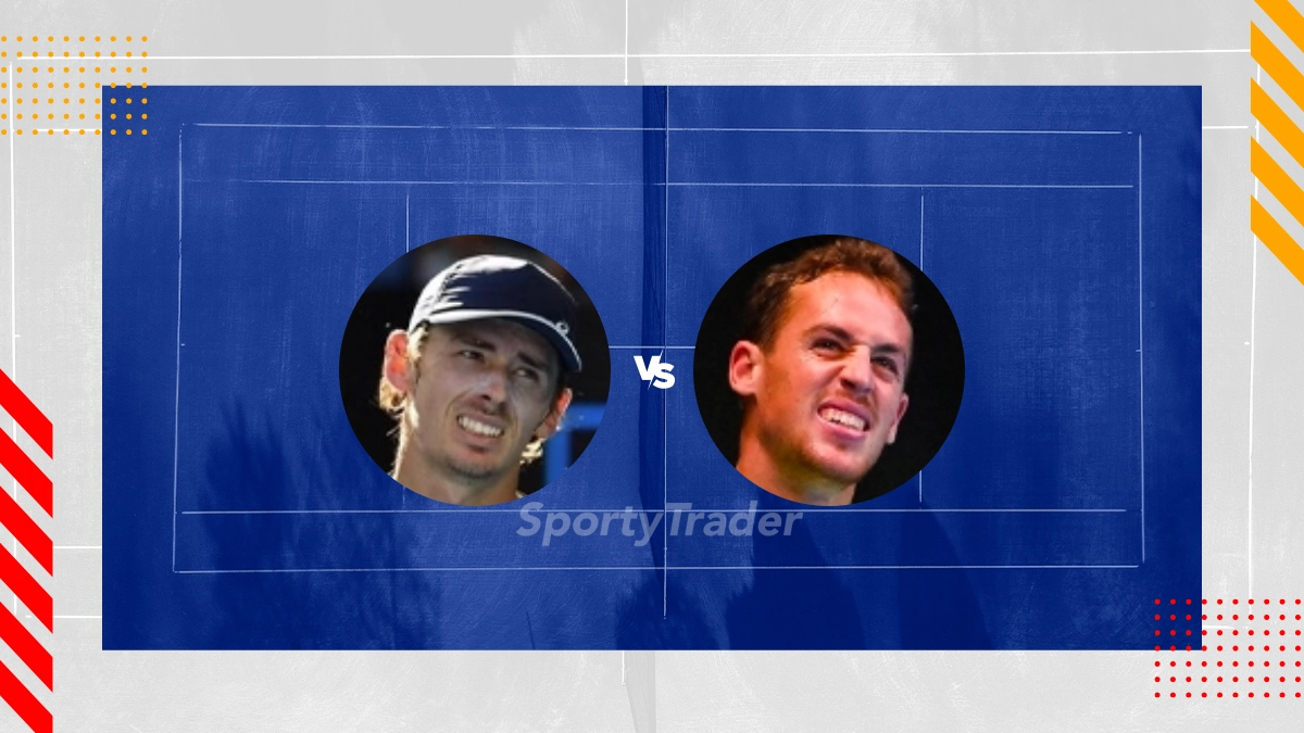 Pronostic Alex De Minaur vs Roberto Carballes Baena
