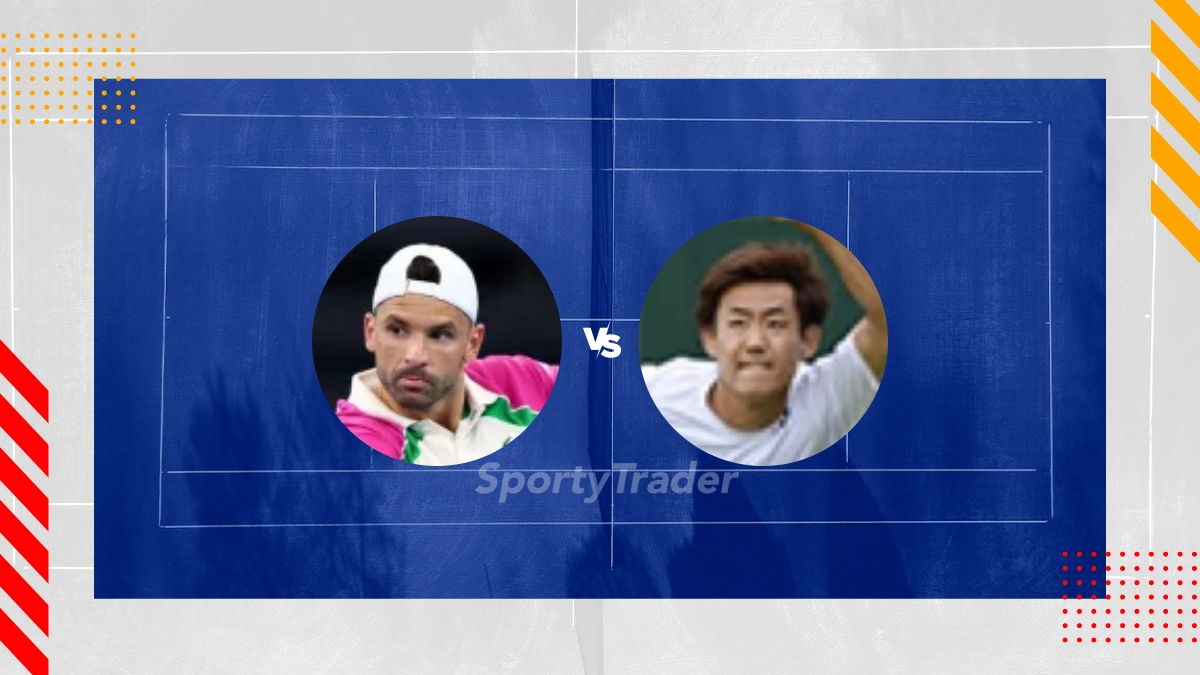 Palpite Grigor Dimitrov vs Yoshihito Nishioka