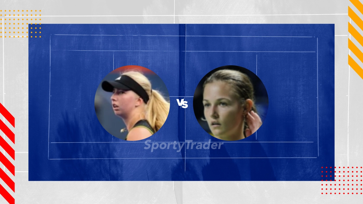 Pronostic Clara Tauson vs Anna Kalinskaya