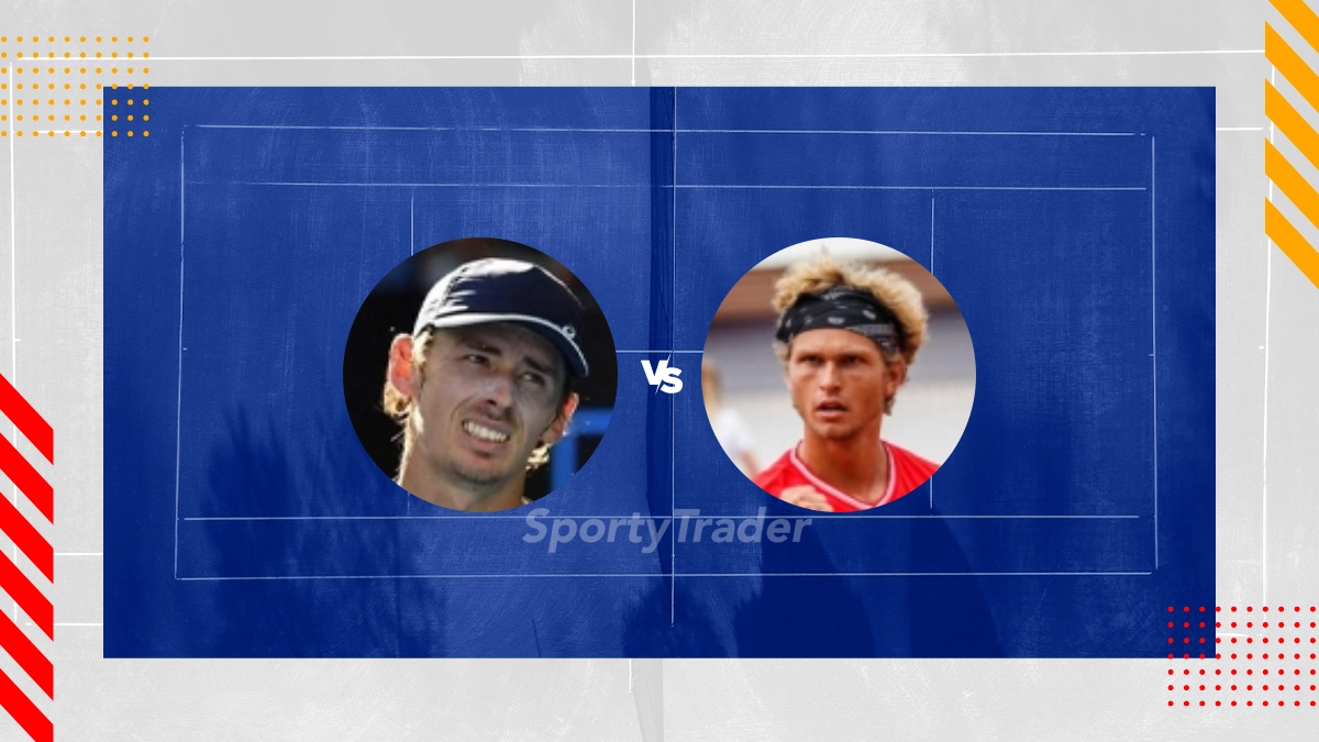 Pronostic Alex De Minaur vs August Holmgren