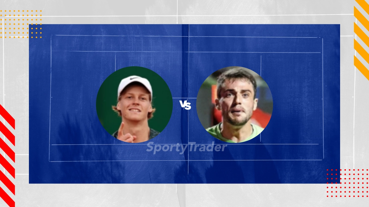 Pronostic Jannik Sinner vs Pedro Martinez Portero