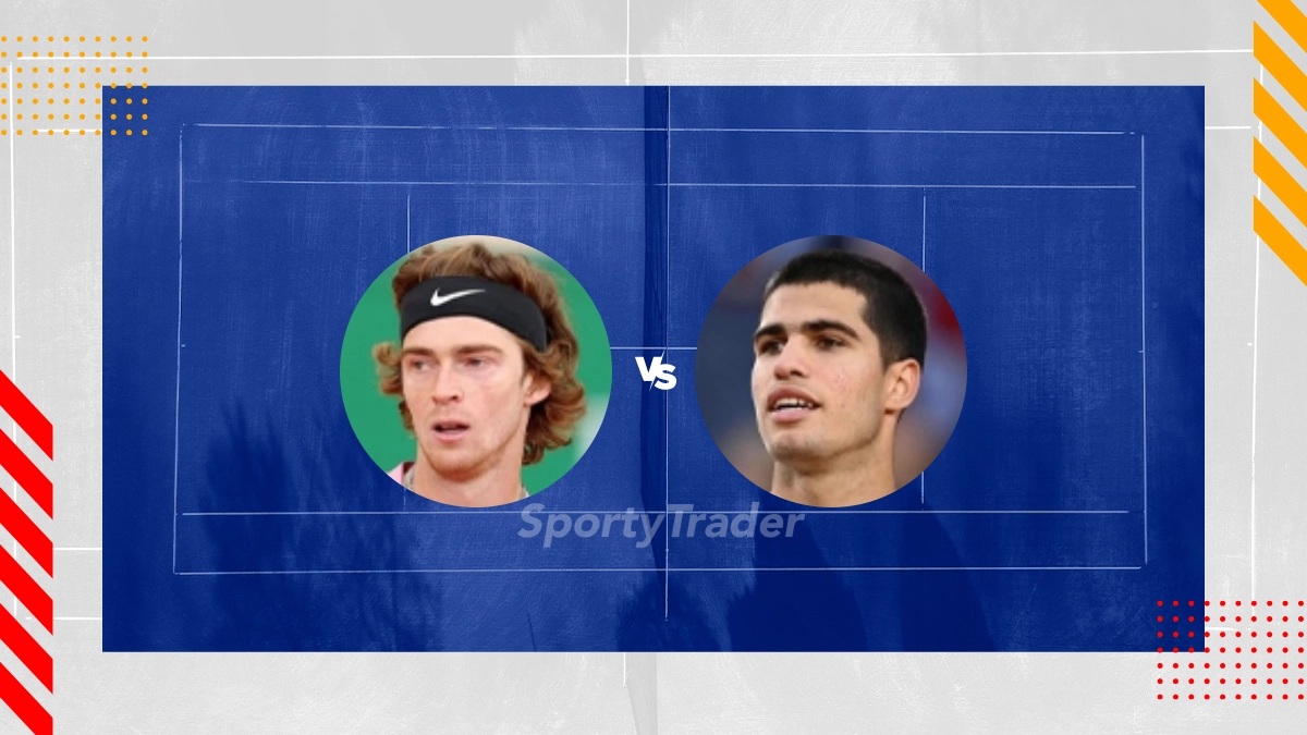 Palpite Andrey Rublev vs Carlos Alcaraz