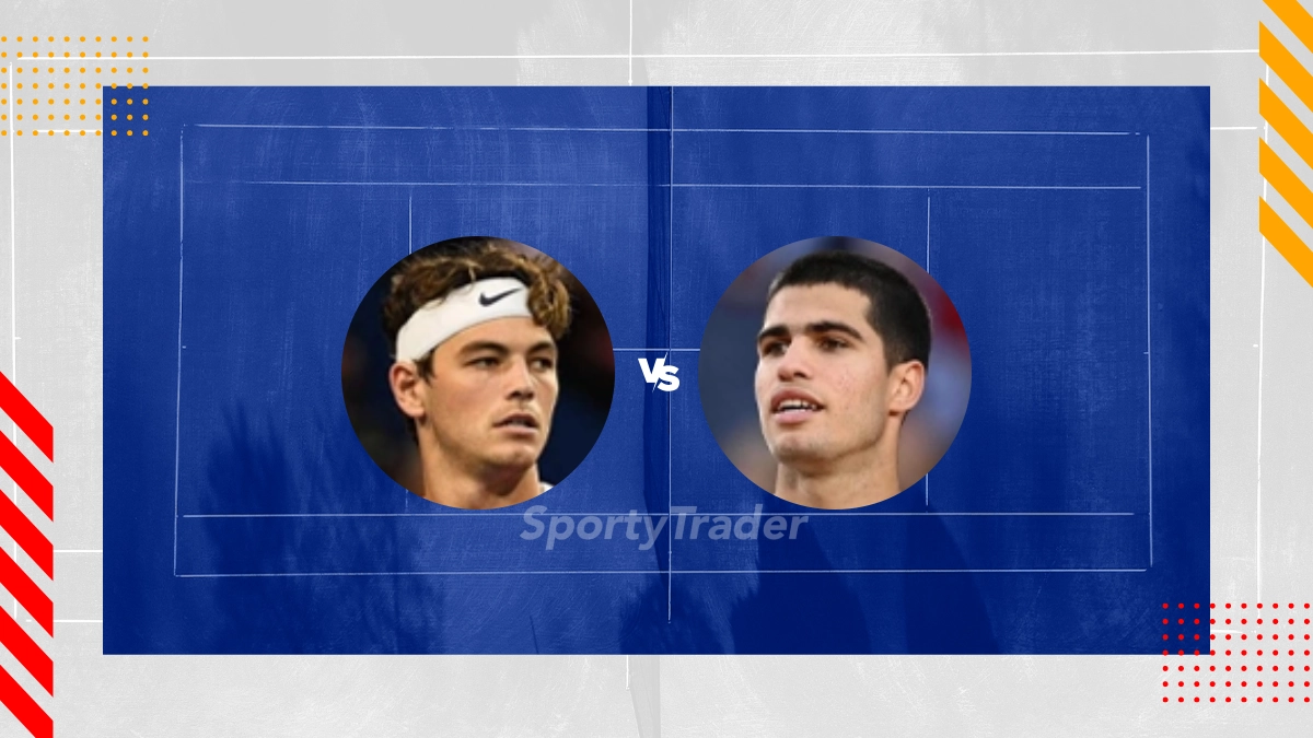 Pronóstico Taylor Fritz vs Carlos Alcaraz