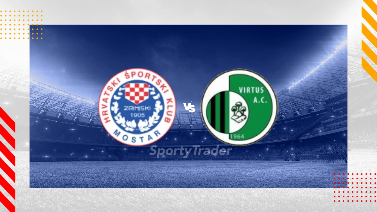 Pronostico Zrinjski Mostar vs Virtus