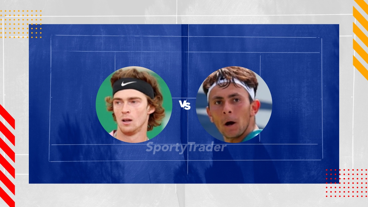 Pronostic Andrey Rublev vs Emilio Nava
