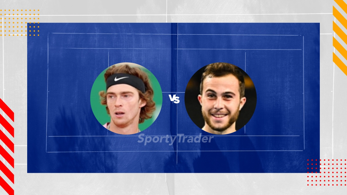 Pronostic Andrey Rublev vs Hugo Gaston