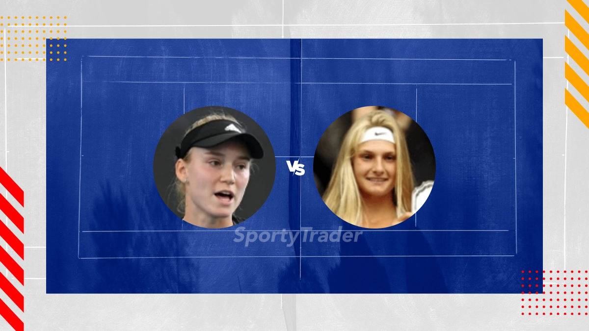 Palpite Elena Rybakina vs Dayana Yastremska