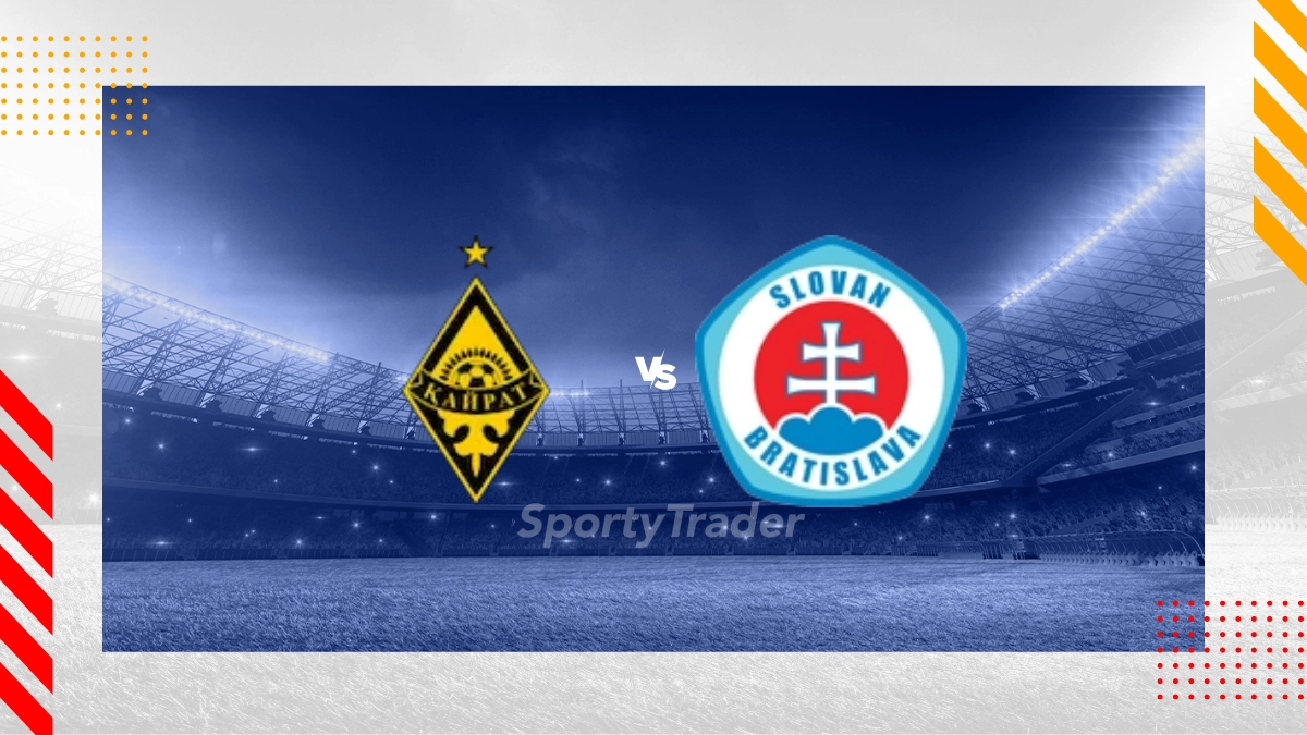 Pronostic Kairat Almaty vs Slovan Bratislava