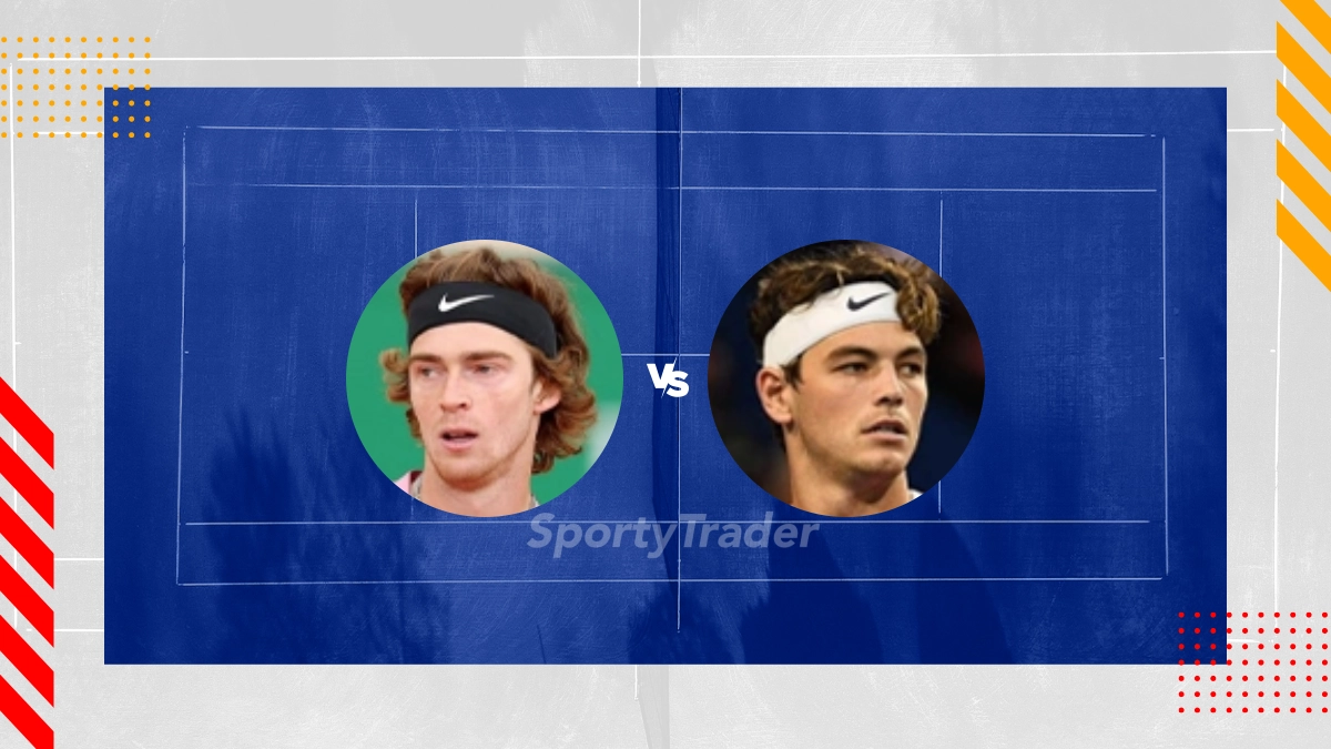 Pronostic Andrey Rublev vs Taylor Fritz