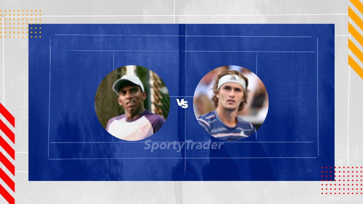 Pronostic Nishesh Basavareddy vs Alexander Zverev