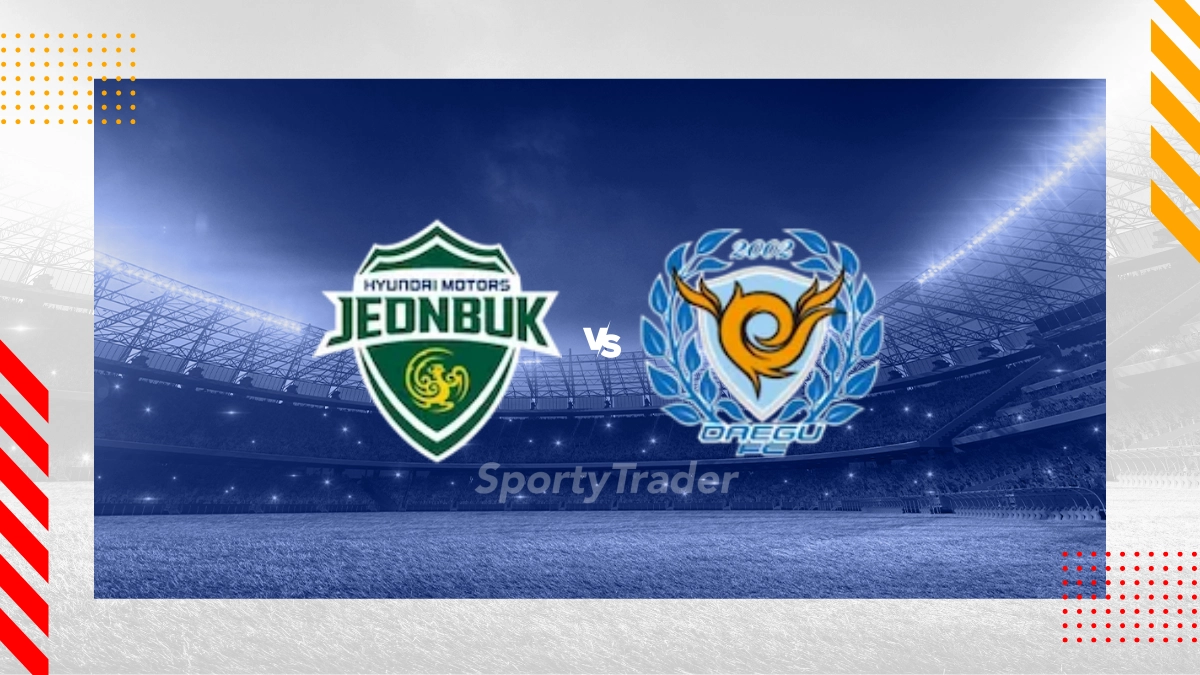 Pronostic Jeonbuk Hyundai Motors vs FC Daegu
