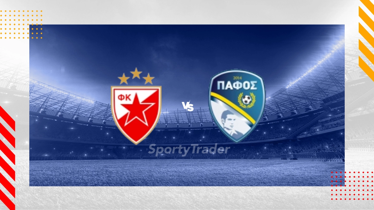 Pronóstico Estrella Roja Belgrado vs Pafos FC