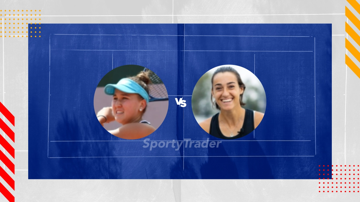 Pronostic Kamilla Rakhimova vs Caroline Garcia