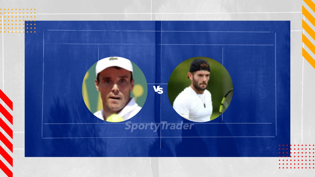 Pronostic Roberto Bautista-Agut vs Jacob Fearnley