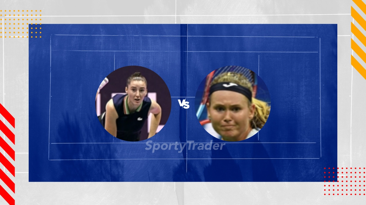 Pronostic Elsa Jacquemot vs Marie Bouzkova