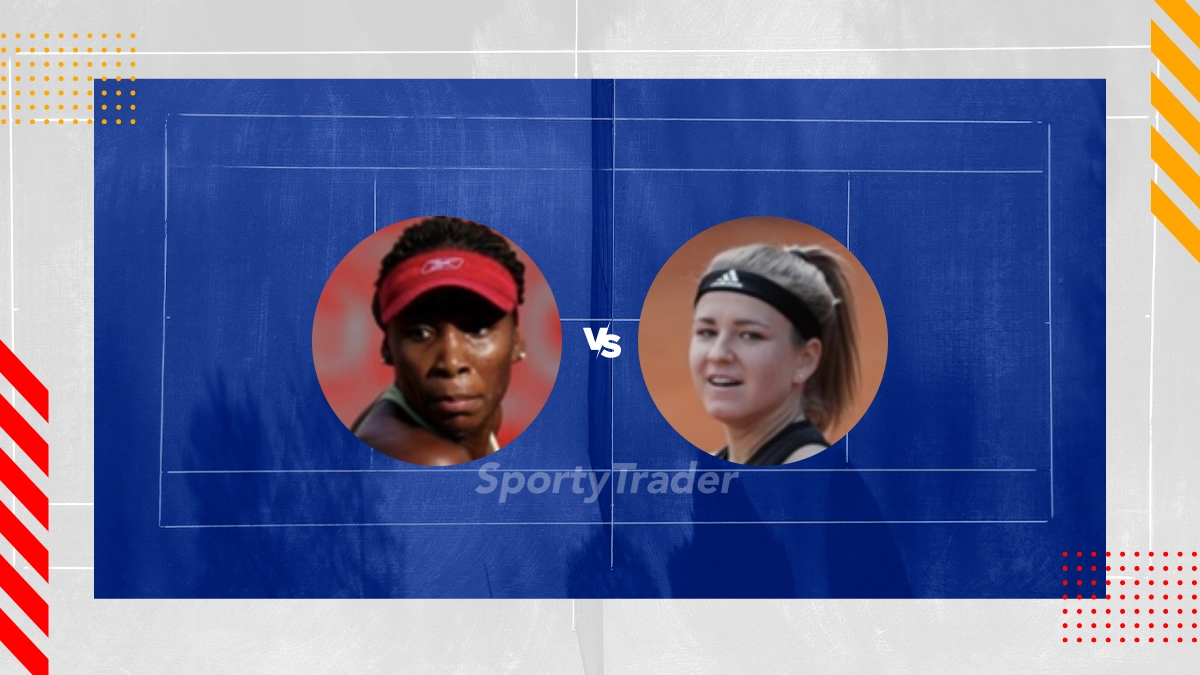 Pronostico Venus Williams vs Karolina Muchova