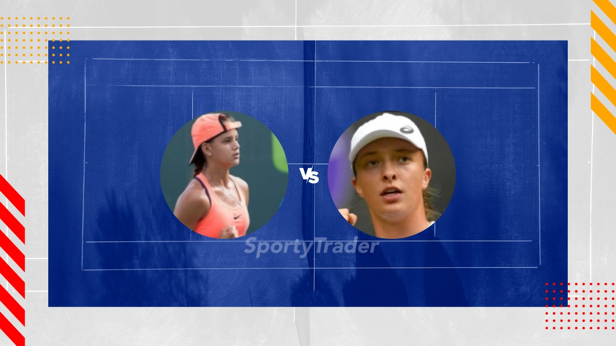 Pronostic Emiliana Arango vs Iga Swiatek