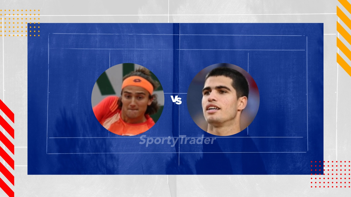 Pronostic Mattia Bellucci vs Carlos Alcaraz