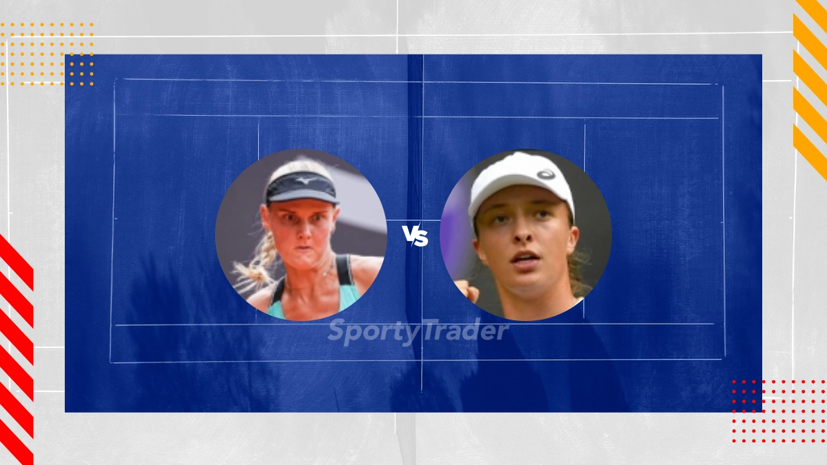 Pronostic Suzan Lamens vs Iga Swiatek