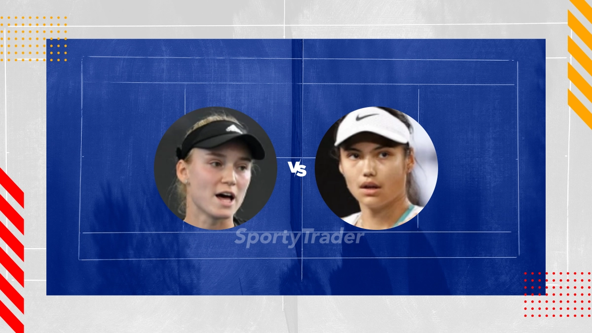 Pronostic Elena Rybakina vs Emma Raducanu