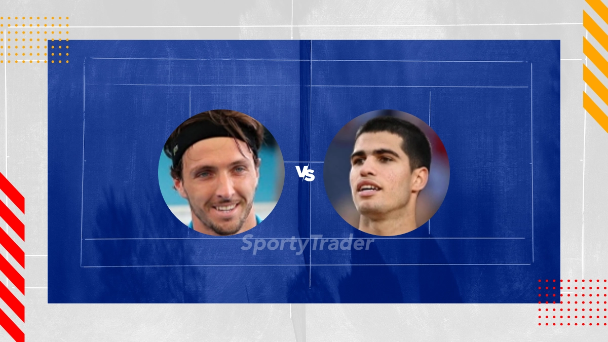 Pronóstico Arthur Rinderknech vs Carlos Alcaraz