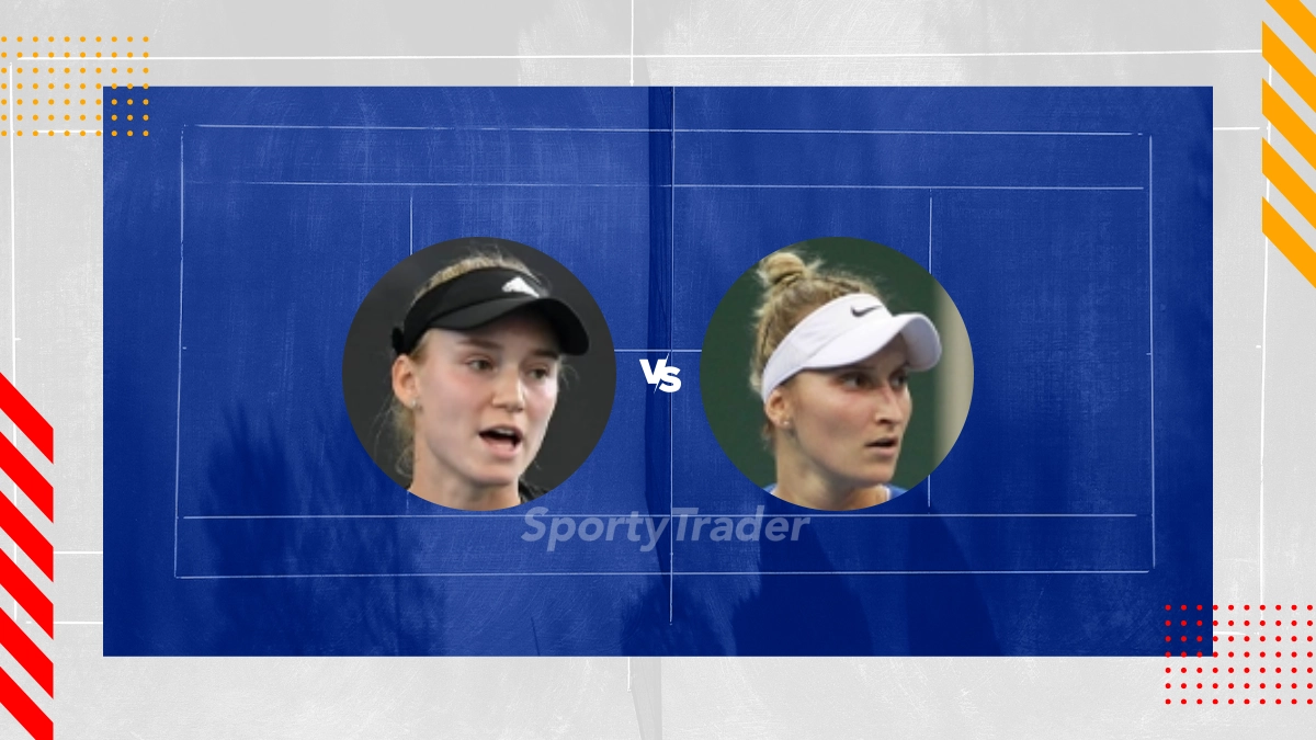 Pronostic Elena Rybakina vs Marketa Vondrousova
