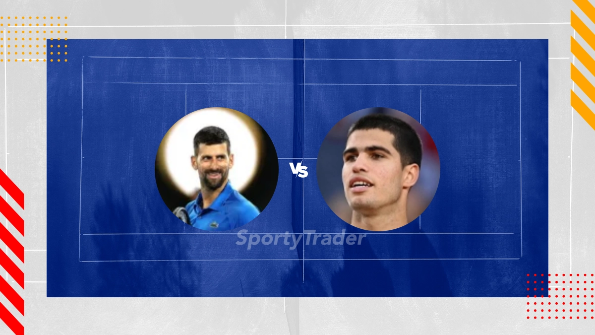 Pronostic Novak Djokovic vs Carlos Alcaraz
