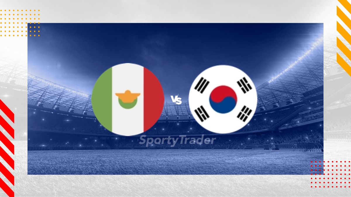 Pronóstico México vs Corea del Sur