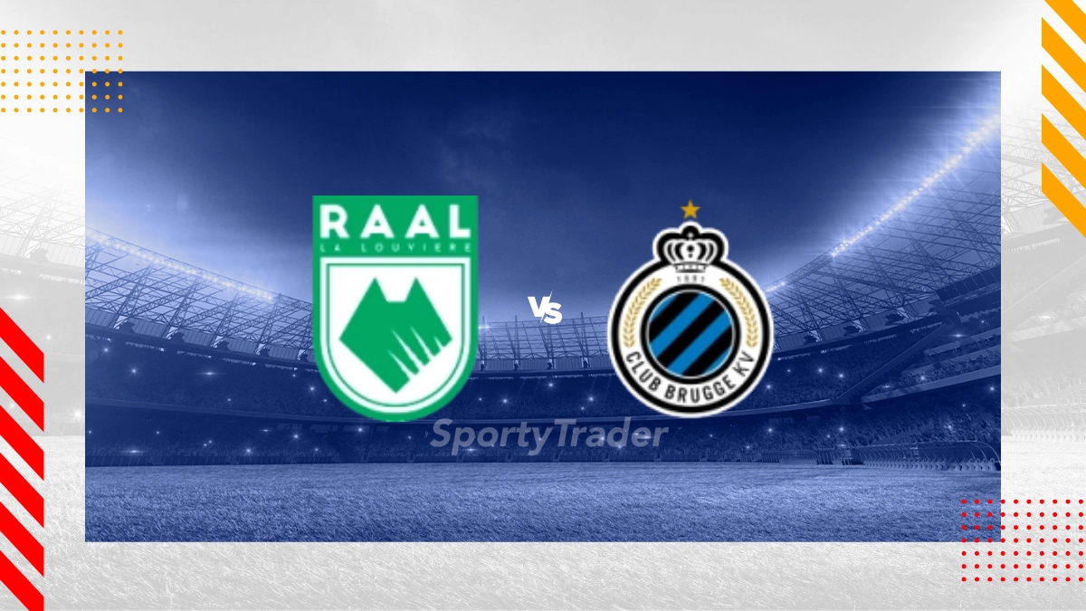 Pronostic RAAL La Louvière vs FC Bruges