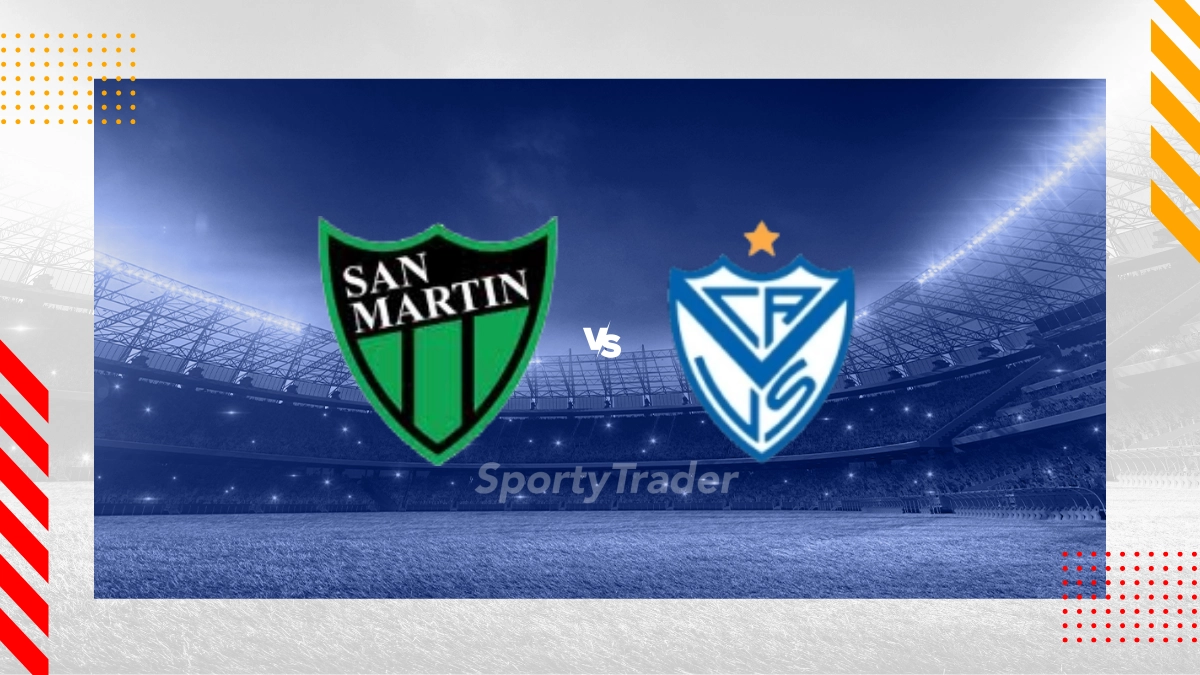 Pronóstico San Martín De San Juan vs Vélez Sarsfield