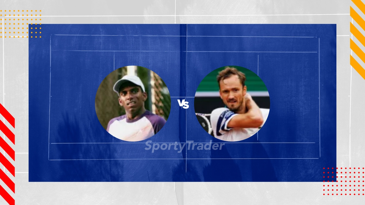 Palpite Nishesh Basavareddy vs Daniil Medvedev