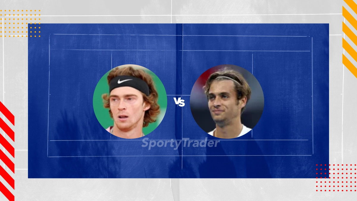 Pronostic Andrey Rublev vs Flavio Cobolli