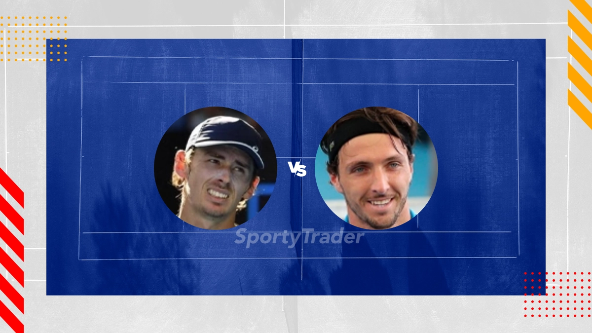 Pronostic Alex De Minaur vs Arthur Rinderknech