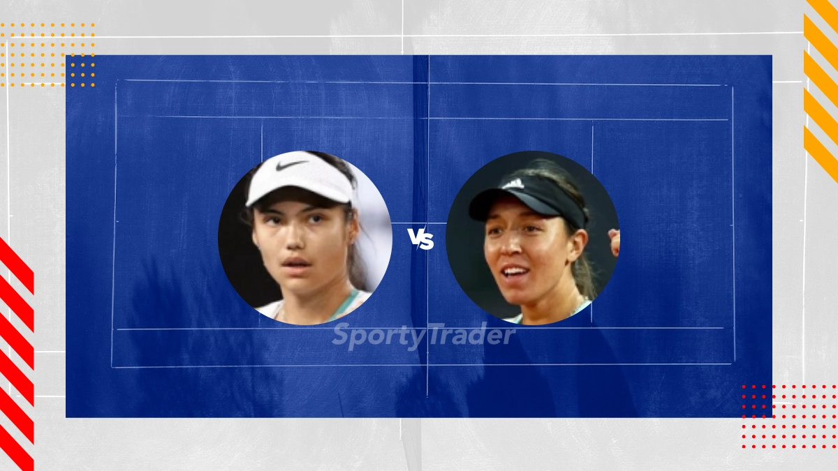 Pronostic Emma Raducanu vs Jessica Pegula