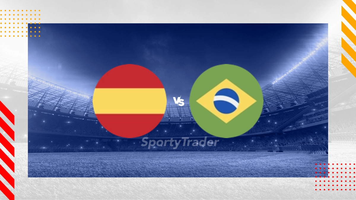 Pronóstico España -20 vs Brasil