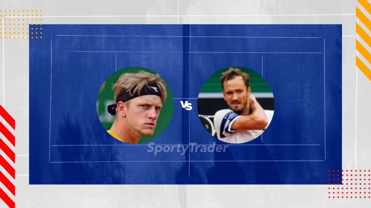 Pronóstico Alejandro Davidovich Fokina vs Daniil Medvedev