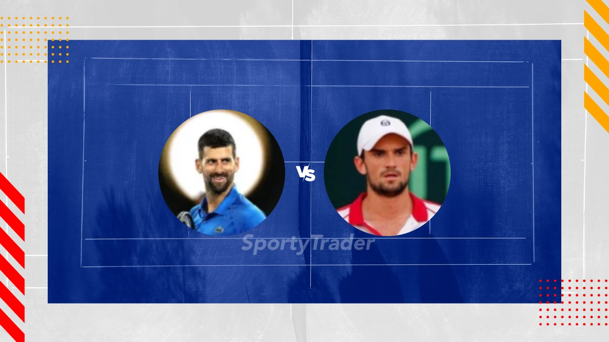 Pronostic Novak Djokovic vs Valentin Vacherot