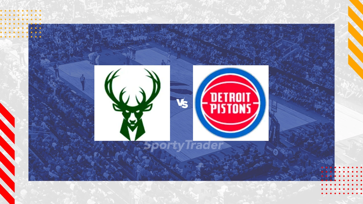 Prognóstico Milwaukee Bucks vs Detroit Pistons