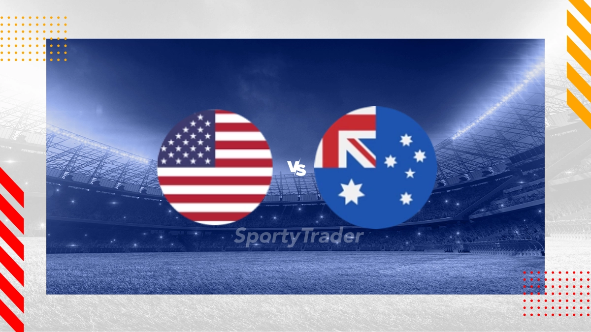 Prognóstico EUA vs Austrália
