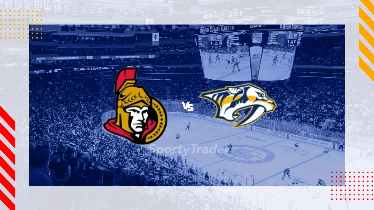 Pronostic Ottawa Senators vs Nashville Predators
