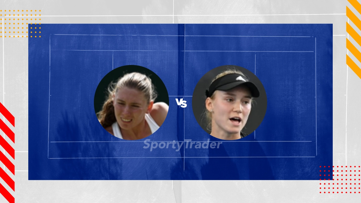 Pronostic Ekaterina Alexandrova vs Elena Rybakina