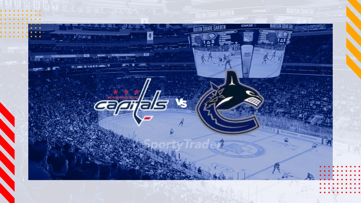 Pronostic Washington Capitals vs Vancouver Canucks