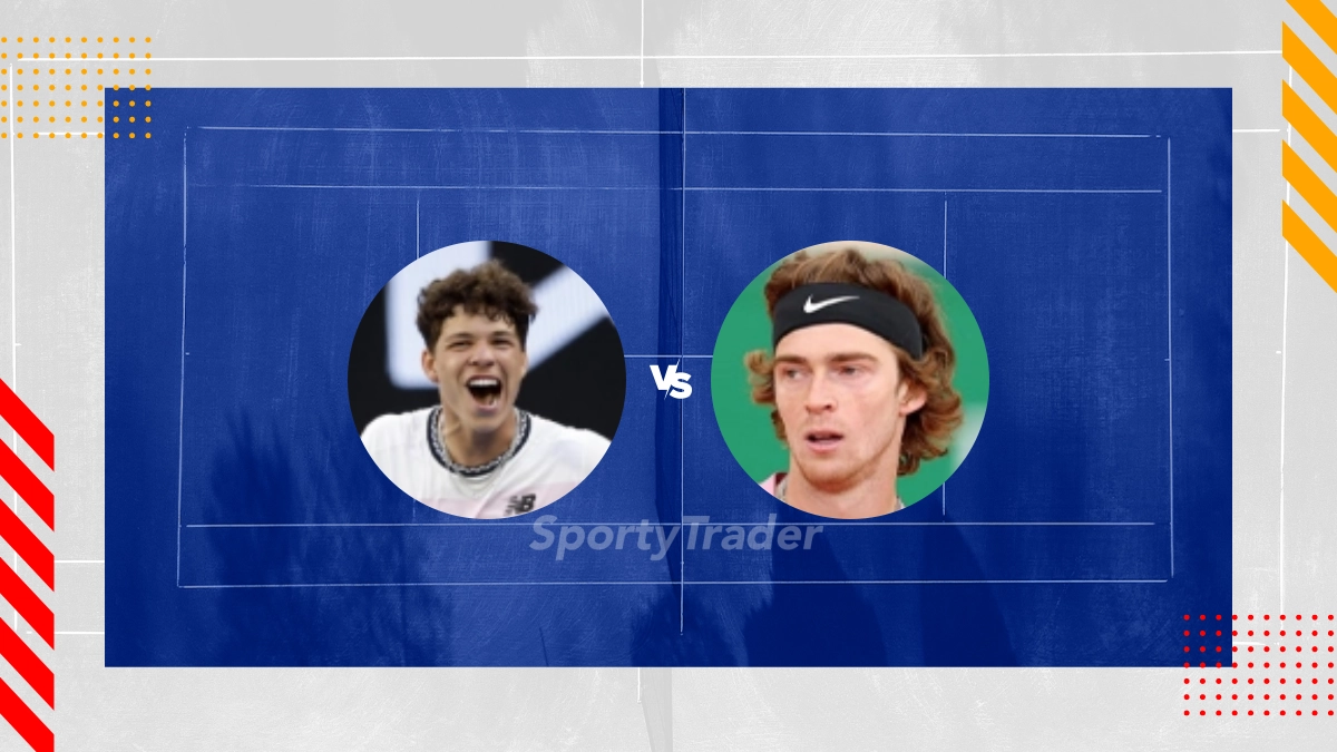 Ben Shelton vs. Andrey Rublev Prognose