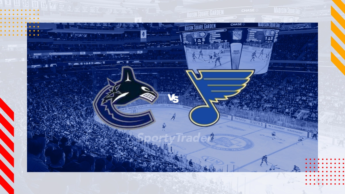 Vancouver Canucks vs St. Louis Blues Picks