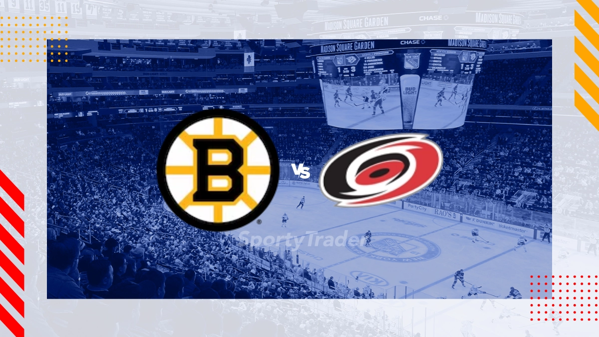 Pronóstico Boston Bruins vs Carolina Hurricanes
