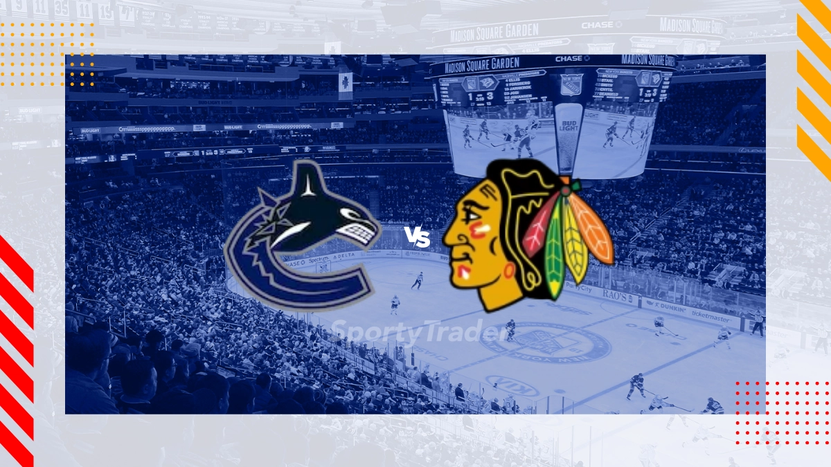 Pronostic Vancouver Canucks vs Chicago Blackhawks