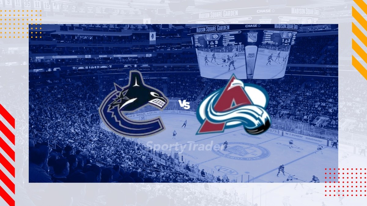 Pronóstico Vancouver Canucks vs Colorado Avalanche