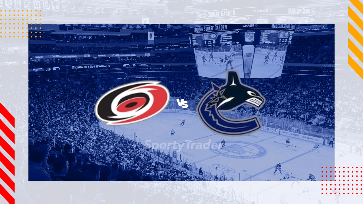 Pronostic Carolina Hurricanes vs Vancouver Canucks