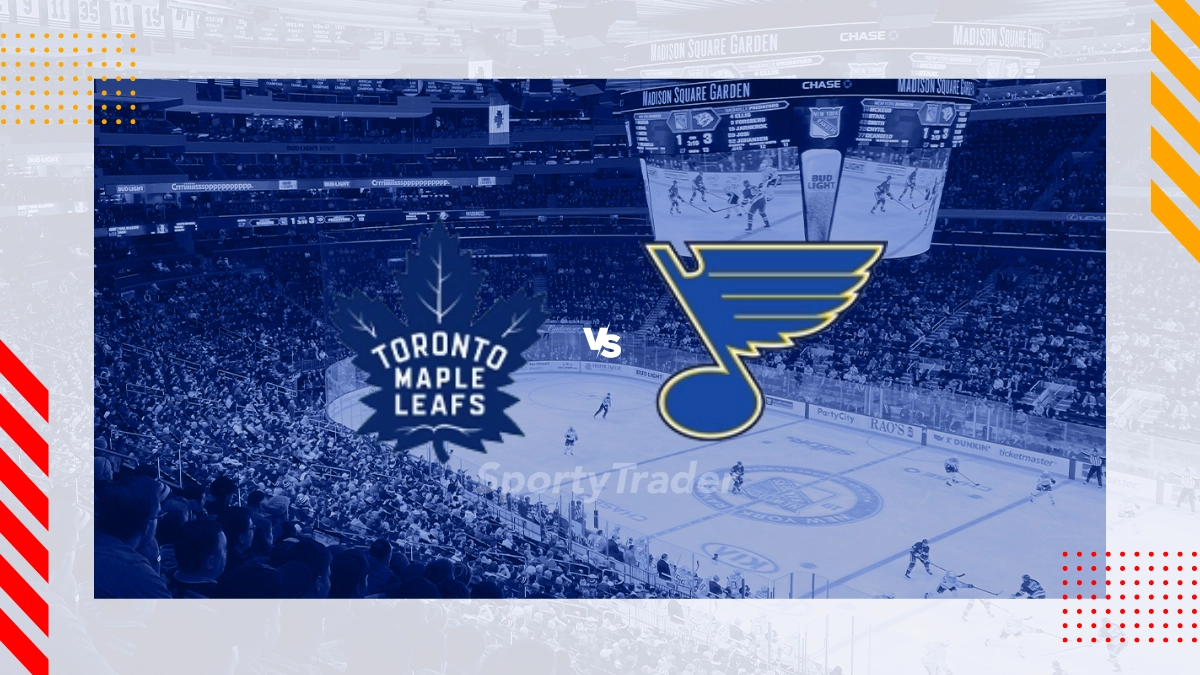 Pronostic Toronto Maple Leafs vs St. Louis Blues